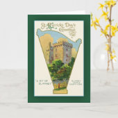 Blarney Castle St. Patrick's Day Cards Karte (Gelbe Blume)
