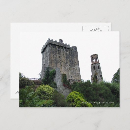 Blarney Castle & Tower, Cork, Ireland Postcards Postkarte (Vorne/Hinten)