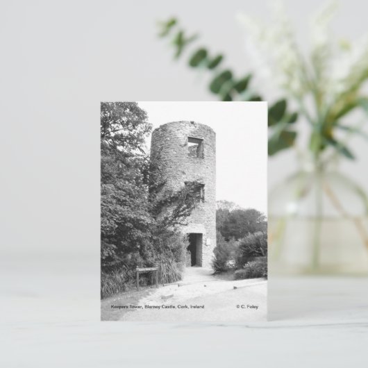 Blarney Castle Tower Postkarte (Stehend Vorderseite)