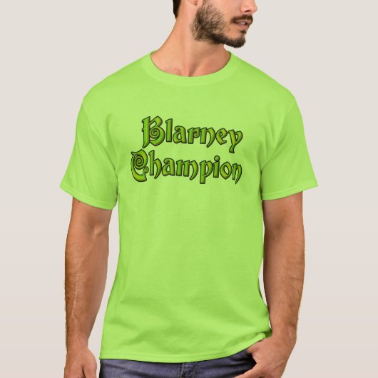 Blarney Champions Männergrün T - Shirt (Vorderseite)