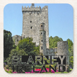 Blarney Rechteckiger Pappuntersetzer