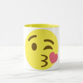 Blasa Kiss Emoji Tasse (Zentrum)