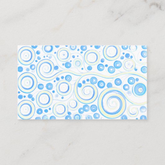 Blasbild Visitenkarte (Rückseite)