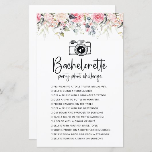 Bläschen | Bachelorette Foto Challenge Game (Vorne/Hinten)