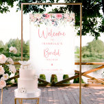 Bläschen | Begrüßungszeichen für Aquarell Poster<br><div class="desc">Herzlich willkommen bei Ihren Gästen mit unserem Begrüßungszeichen "Blush Floral Watercolor Welcome Sign". Dieses elegante und moderne Schild besticht durch Kalligraphie und einzigartige rustikale Elemente. Freuen Sie sich auf eine einmalige Ergänzung zu Ihrem Brautparty. Das Brautparty ist mit einem blühenden Blumenmotiv gestaltet und Set den Ton für eine schöne Feier...</div>