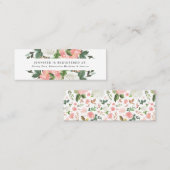 Bläschen | Bridal Registry Cards Mini Visitenkarte (Vorne/Hinten)