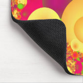 Bläschen Cool Farblich Abstraktes Fraktal Mousepad (Ecke)