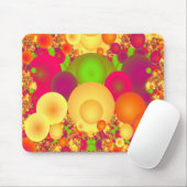 Bläschen Cool Farblich Abstraktes Fraktal Mousepad (Mit Mouse)