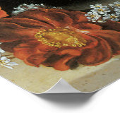 Bläschen für Rose Poster (Ecke)