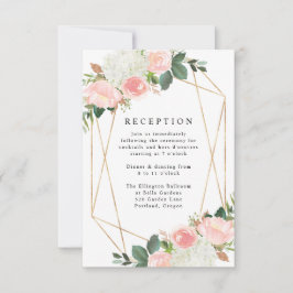 Bläschen | Hochzeitsempfangskarte RSVP Karte