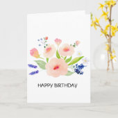 Bläschen Karte (Gelbe Blume)