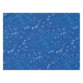 Bläschen Muster 01 Blauer BG Tischdecke (Vorderseite (Horizontal))