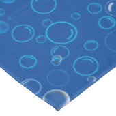 Bläschen Muster 01 Blauer BG Tischdecke (Schrägansicht)
