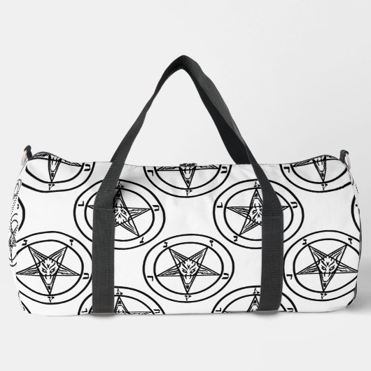 Bläschen-Pentagramm Duffle Bag (Vorderseite)