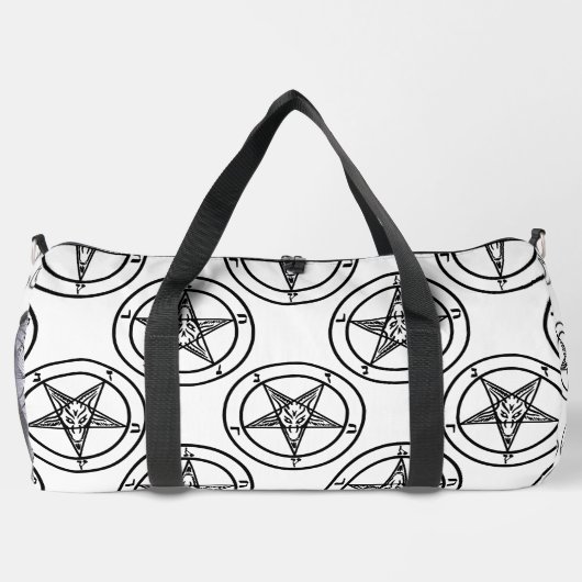 Bläschen-Pentagramm Duffle Bag (Rückseite)