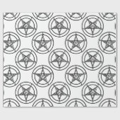 Bläschen-Pentagramm Geschenkpapier (Flach)
