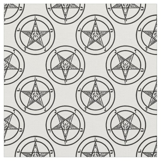 Bläschen-Pentagramm Stoff (Nahaufnahme)