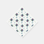 Bläschen Peony Signature Floral Serviette (Ecke)