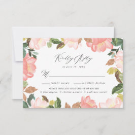 Bläschen | RSVP Card mit Wahlmöglichkeit Karte