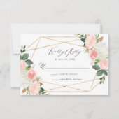 Bläschen | RSVP-Hochzeitkarte RSVP Karte (Vorderseite)