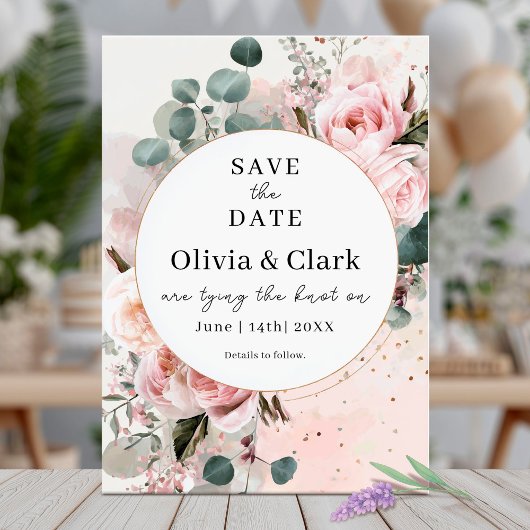 Bläschen Save the Date Einladung