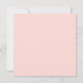 Bläschen | Square Wedding Einladung (Rückseite)