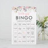 Bläschen | Suchen Sie die Gast-Bingo-Spielkarte (Stehend Vorderseite)