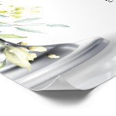 Bläschen und Brause Begrüßung Paare Dusche Zeichen Poster (Ecke)