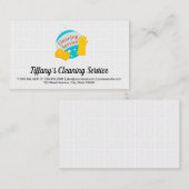 Bläschen und Reinigungstube | Badezimmer Tiles Visitenkarte (Vorne/Hinten)