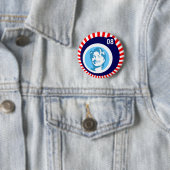 Bläschen und Rochen 2008 Button (Beispiel)