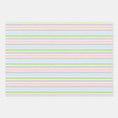 Bläschen und Streifen Geschlechtsneutrale Babydusc Geschenkpapier Set (Vorderseite 3)