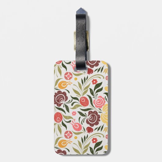 Bläschen - Zoe Gepäckanhänger (Rückseite vertikal)