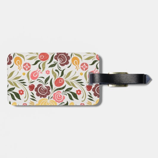 Bläschen - Zoe Gepäckanhänger (Rückseite horizontal)