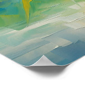 Bläschenanordnung der Tulip-Strahlung Poster (Ecke)
