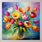 Bläschenanordnung der Tulip-Strahlung Poster (Vorne)