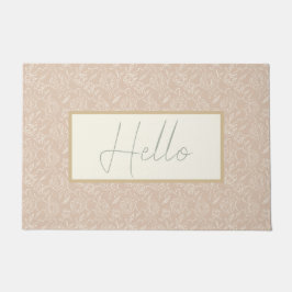 Bläschenblütengeätzte Peonys Fußmatte