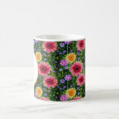 Bläschenmuster Monogramm Kaffeetasse (Mittel)