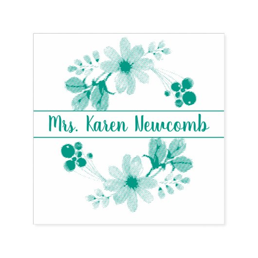 Bläschensignatur Permastempel (Design)