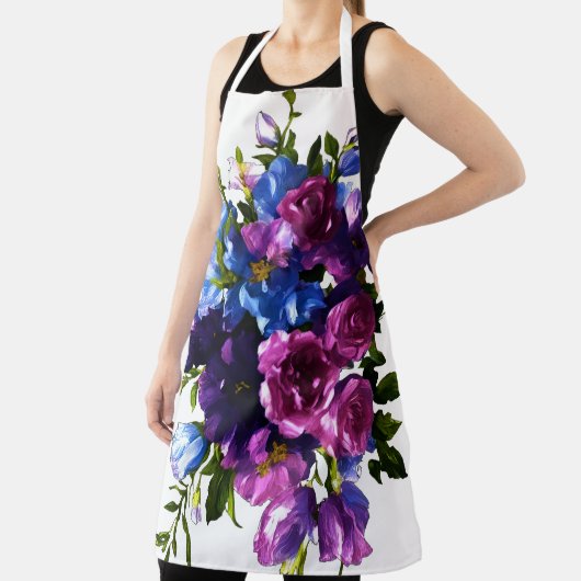 Bläschenspray mit beliebigem Farbhintergrund Schürze (InSitu)