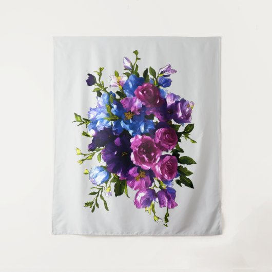 Bläschenspray mit beliebigem Farbhintergrund Wandteppich (Vorderseite)