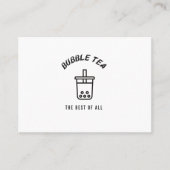 Bläschentee das Beste von allem Visitenkarte (Vorderseite)