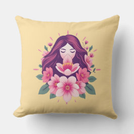 Bläschenweibchen Empowerment Kissen