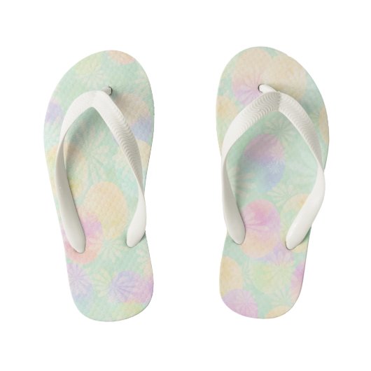 Blase Aquamarin. Kid's Flip Flops Kinderbadesandalen (Fußbett)