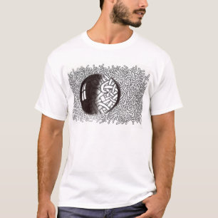 Blase auf Linien T - Shirt