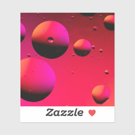 Blase Aufkleber (Blatt)