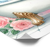 Blase Bath Dog Poster (Ecke)