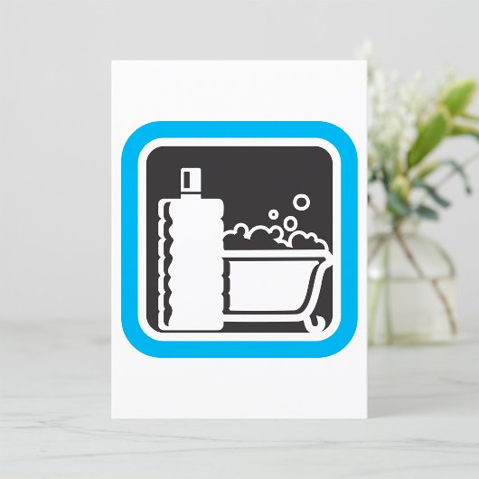 Blase Bath Einladung