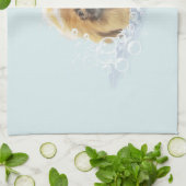 Blase Bath Geschirrtuch (Gefaltet)