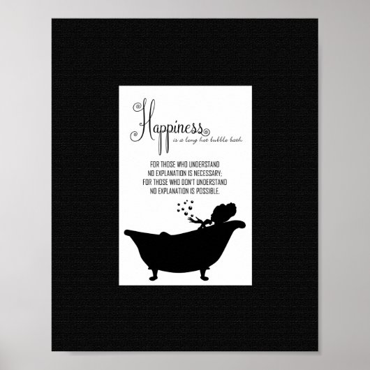 Blase Bath Happy Wall Art Poster (Vorne)
