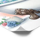 Blase Bath Hippo Poster (Ecke)